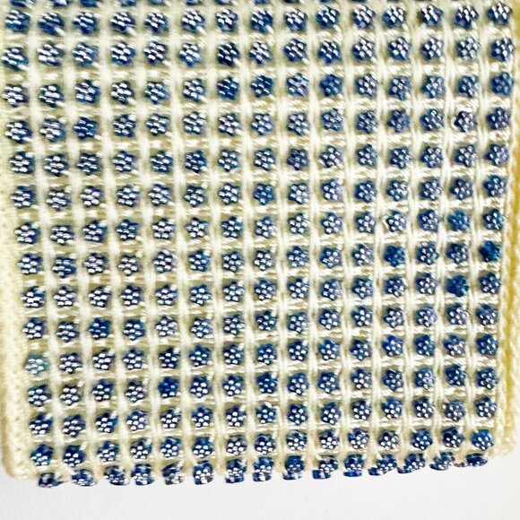 Vintage crochet beaded Square Crossbody Purse - Picture 6 of 10